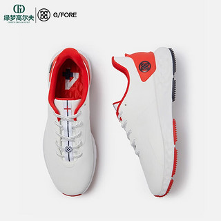 Footjoy高尔夫球鞋新款GF女士舒适运动时尚百搭golf无钉球鞋 白/桔G4LA23EF27 38