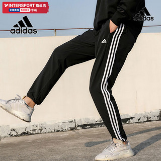 阿迪达斯（adidas）运动裤男 夏季新款运动服户外晨练跑步下装透气快干薄款长裤 GN0818 S