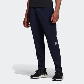adidas 阿迪达斯 速干舒适运动锥形休闲长裤男装阿迪达斯官方HC4256 传奇墨水蓝 XS