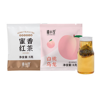 广禧 白桃乌龙茶包5g+蜜香红茶5g