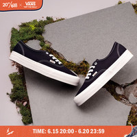 VANS范斯官方 Authentic VR3经典小黑鞋简约休闲男鞋女鞋帆布鞋 黑色/米白色 34.5