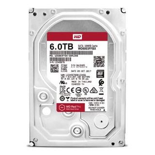 西部数据 NAS硬盘 WD Red Pro 西数红盘Pro 6TB 7200转 256MB SATA CMR (WD6003FFBX)