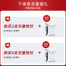 TIANSAI 天塞酒庄 买2送双酒杯+酒刀新疆天塞酒庄干红葡萄酒红酒新手