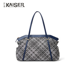 Kaiser Simon 凯撒西蒙 凯撒托特包女2023新款大容量通勤包包休闲手提帆布包旅行包单肩包