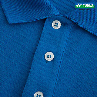 YONEX/尤尼克斯 115189BCR 2023SS训练系列 男款运动POLO恤yy 白色 XO