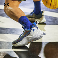 安德玛 UNDERARMOUR)库里Curry Flow 10‘加州男孩’男子运动篮球鞋3026949 蓝色400 46