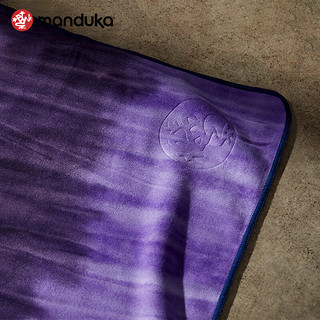 Manduka eQua瑜伽铺巾防滑专业便携吸汗速干薄款瑜伽巾毯子沉醉紫