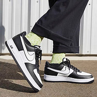 NIKE 耐克 男鞋 Air Force 1 AF1黑白熊猫空军一号运动鞋时尚休闲鞋板鞋 DV0788-001 40/250/7