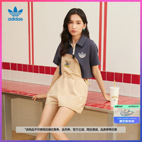 adidas阿迪达斯三叶草DISNEY迪士尼小飞象合作款女装运动背带短裤