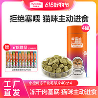 Myfoodie 麦富迪 小橙帽冻干化毛球猫草片 40g