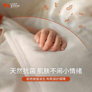 LAZY GOOSE 懒鹅100%蚕丝枕婴儿枕头1-3-6岁以上新生儿儿童枕芯宝宝真丝枕