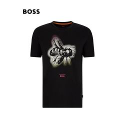 HUGO BOSS 雨果博斯 男士主题艺术T恤 50481918