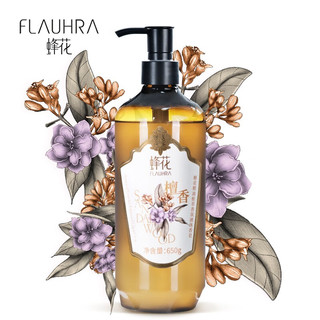BEE&FLOWER 蜂花 精油植萃香氛檀香液体皂大师调香玫瑰沐浴露留香不假滑精油润肤 经典檀香 650ml
