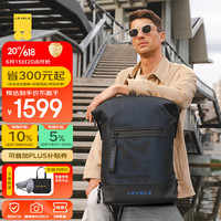LEVEL8 地平线8号 双肩电脑包时尚休闲14英寸笔记本男女书包Infinity系列背包蓝色