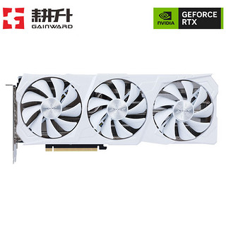 GAINWARD 耕升 GeForce RTX 4070 踏雪 显卡 12GB 白色