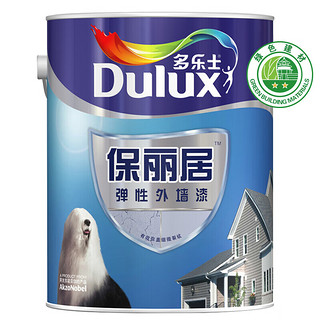 Dulux 多乐士 保丽居弹性外墙漆乳胶漆外墙油漆涂料外墙面漆A601 5L