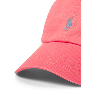 Polo Ralph Lauren 拉夫劳伦男女同款 23年早秋棉质卡其棒球帽RL52574 600-红色 ONE