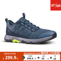 DECATHLON 迪卡侬 登山鞋男户外新款透气运动鞋轻便徒步鞋男ODS 深青砖色 43