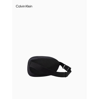 Calvin Klein女包23早秋新款运动潮流字母满印调节插扣斜挎胸包腰包PH0683 017-太空黑 OS