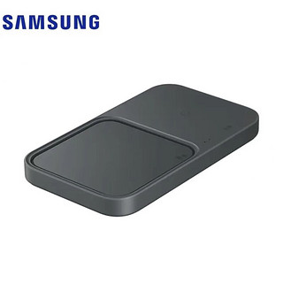 三星（SAMSUNG）15w原装加速二合一无线充电底座GalaxyWatch手表 buds耳机充电器 黑色
