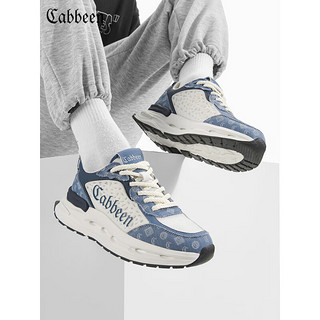 卡宾（CABBEEN）青年潮鞋时尚百搭拼接运动鞋男鞋透气舒适跑步鞋鞋子男 蓝色 39