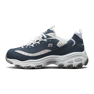 SKECHERS 斯凯奇 老爹鞋运动鞋13144 海军蓝色/白色/NVW 35.5