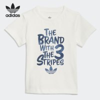 adidas 阿迪达斯 正品2021年新印花夏季短袖婴童休闲运动T恤GN4115