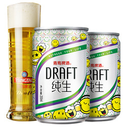 TSINGTAO 青岛啤酒 纯生10度200ml*4罐