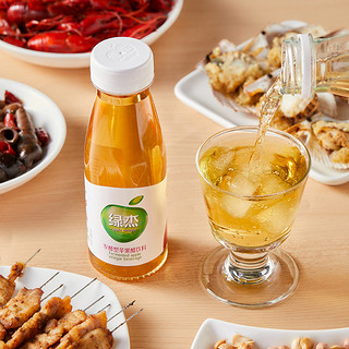 Apple Vinegar 绿杰 苹果醋饮料整箱280ml*15瓶整箱发酵型苹果醋0蔗糖0防腐剂饮料