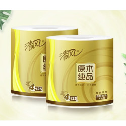 Breeze 清风 原木金装系列 卷纸 4层125克8卷1提