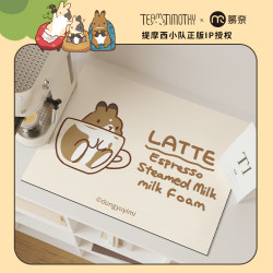 mat republic 慕奈提摩西小队厨房吸水垫吧台桌面餐具水龙头沥水垫洗漱台垫子
