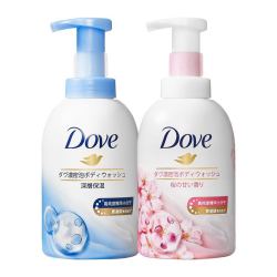 Dove 多芬 浓密沐浴泡泡 （樱花甜香400ml+深层营润400ml）