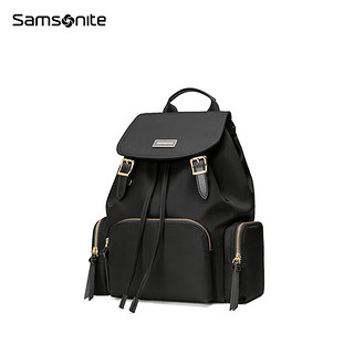 新秀丽（Samsonite）女士双肩包包新款书包女ins风背包休闲旅行包TQ4 红色