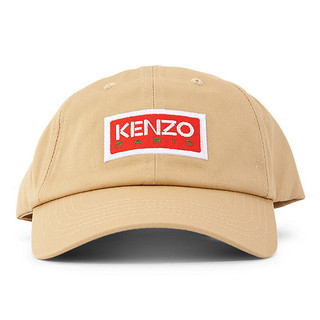 KENZO 凯卓 高田贤三（KENZO）logo刺绣棒球帽 FD55AC711F32 11 浅褐色