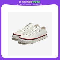 韩国直邮fila斐乐时尚休闲鞋板鞋白色皮革低帮系带平底经典百搭
