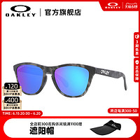 OAKLEY 欧克利 2023新款休闲太阳镜墨镜跑步0OO9245 FROGSKINS (A)