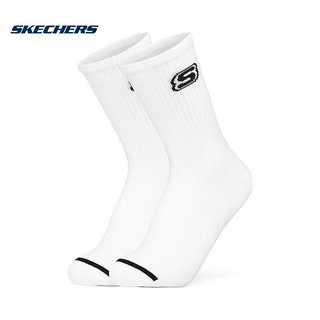 SKECHERS 斯凯奇 中性中筒袜子 L221U186-0019 M