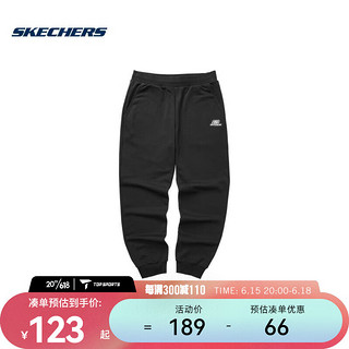 SKECHERS 斯凯奇 男子针织长裤 L322M055-0018 L