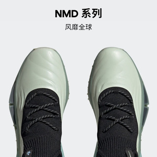 adidas阿迪达斯官方三叶草NMD S1 FS男女经典boost运动鞋IE4523 44 270mm 淡绿/黑