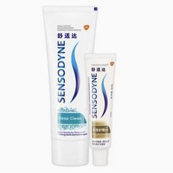 SENSODYNE 舒适达 牙膏套装（沁爽劲洁100g+多效护理35g）