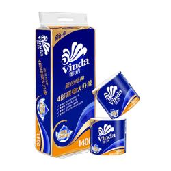 Vinda 维达 蓝色经典系列 有芯卷纸 4层140g10卷