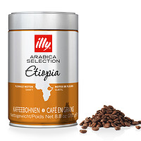 illy 意利 埃塞俄比亚 浅度烘焙 阿拉比加精选咖啡豆 250g