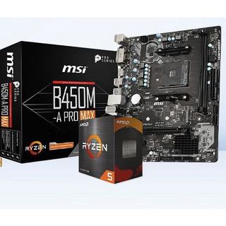 移动端：MSI 微星 AMD 5600G 散片处理器搭微星B450M-A Pro MAX主板 板U套装