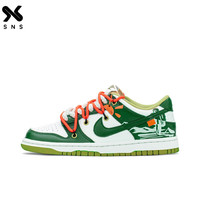 耐克 NIKE Dunk 沙漠仙人掌 清新 复古 Vibe风解构情侣男女同款 白橙绿