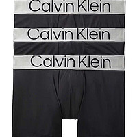 Calvin Klein 恩 男士四角舒适内裤三条装NB3075 902L