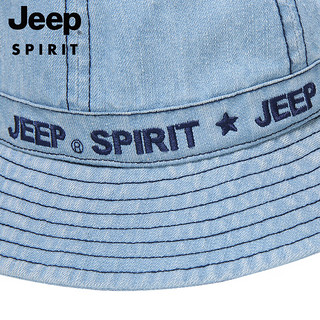 Jeep 吉普 帽子男女士棒球帽时尚潮流夏季渔夫帽防晒遮阳帽休闲白搭太阳