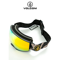VOLCOM 钻石户外品牌专业眼镜滑雪镜大柱面防雾雪地变色护目镜男士