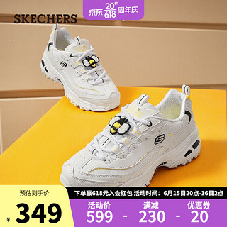 斯凯奇（Skechers）Skechers小白鞋运动休闲896140 白色/黄色/WYL 37