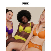 维密 PINK多巴胺色系内裤女三角裤平角裤短裤女夏季