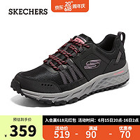 SKECHERS 斯凯奇 耐磨运动鞋180061C 黑色/桃红色/BKHP 35